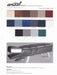 Galaxy Medical standard upholstery chart