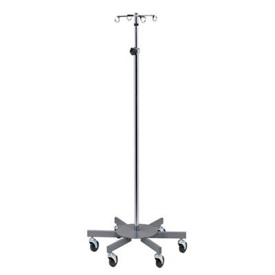 Clinton Industries IV-334 Six-Leg, 4-Hook Infusion Pump Stand
