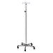 Clinton Industries IV-354 5-Leg, 4-Hook IV Pole