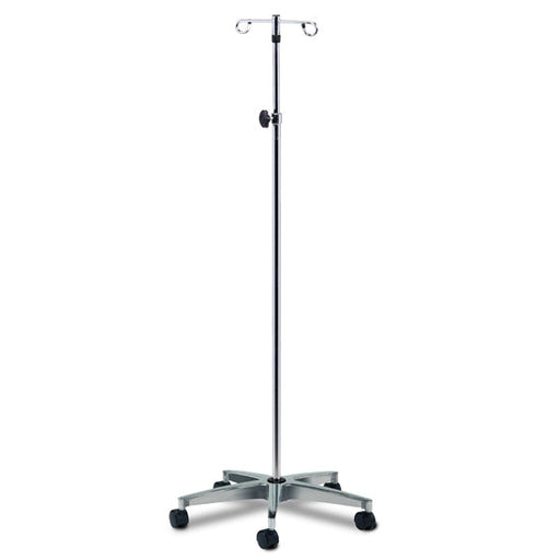 Clinton Industries IV-35 5-Leg, 2-Hook IV Pole
