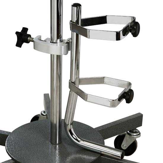 Clinton Industries IV Pole Oxygen Cylinder Holder - IV-44