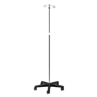Clinton Industries IV-47 Economy 5-Leg, 2-Hook IV Pole