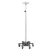 Clinton Industries IVS-734 Six-Leg, 4-Hook Stainless Steel Infusion Pump Stand