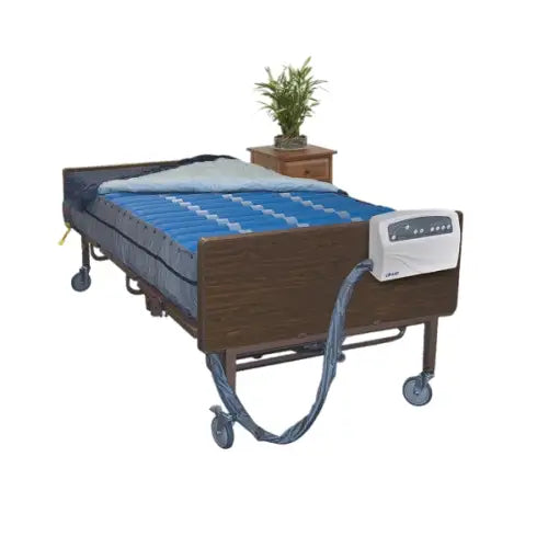 Med-Aire Plus 10 Bariatric Alternating Pressure and Low Air Loss Mattress Replacement System Air Mattress 