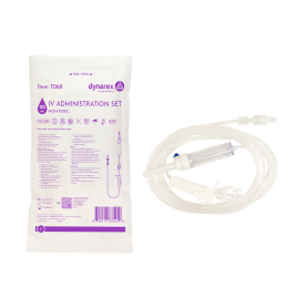 Dynarex IV Administration Set - 20 Drop - 7068
