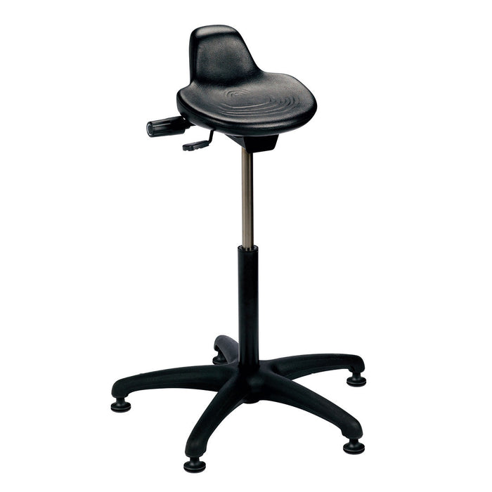 Brewer PSIT-3 Adjustable Polyurethane Sit Stand Stool - High Height