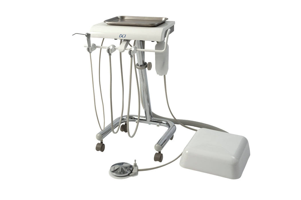 DCI R4245 Reliance Dental  Manual Control Cart for 2 HP - Dentamed USA