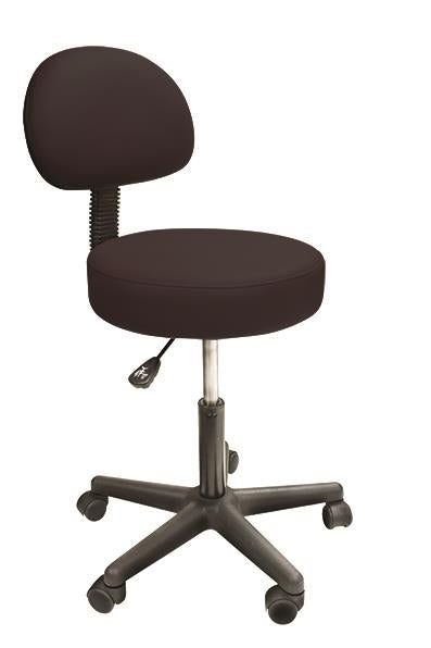 PHS Chiropractic Solutions Rolling Stool with Back