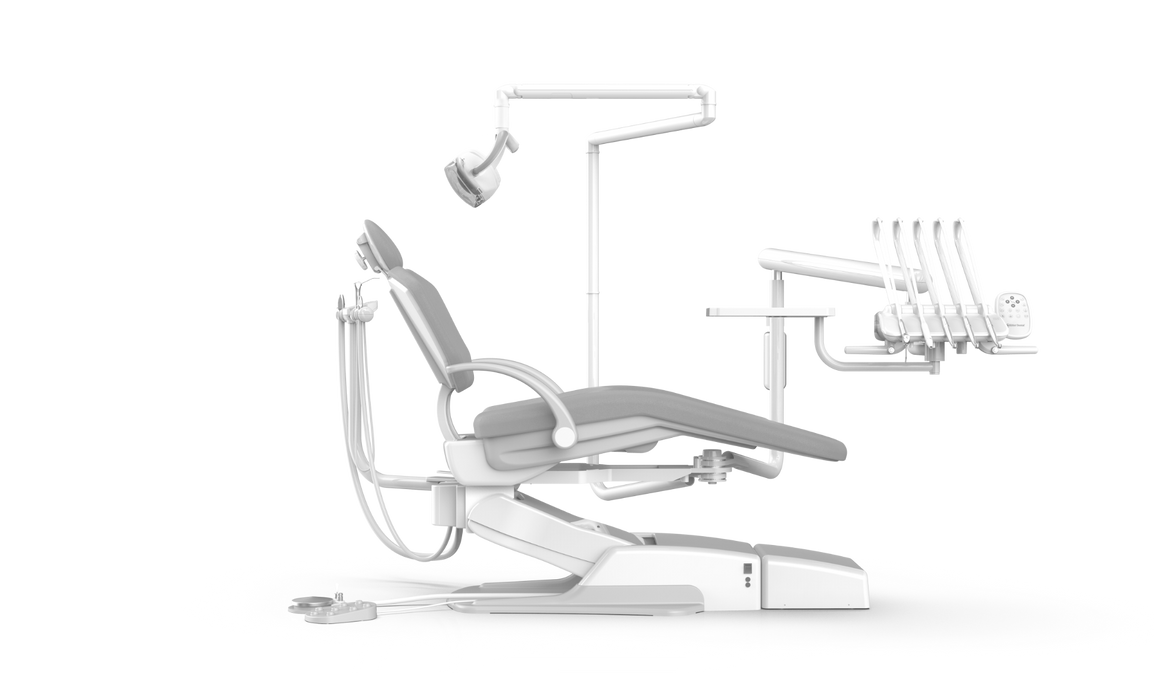 Ritter Vanguard Dental Unit Without Cuspidor RITT-VNGD-110VTWOWU — original manufacturer photograph