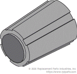 RPI Black Body Knob W/ Blue Dot — ADK145