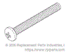 RPI Phillips Pan Head Machine Screw — ADS109