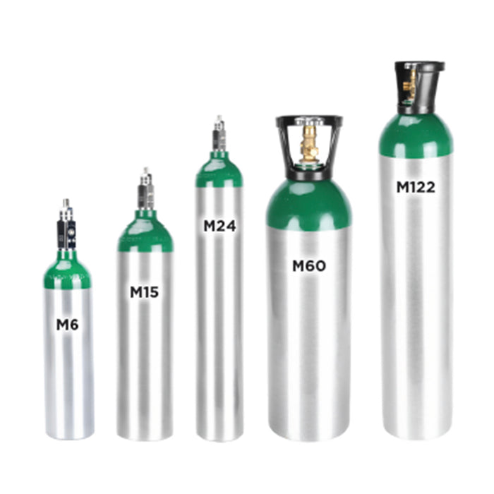 Proactive Medical Aluminum Oxygen Cylinder Oxygen-Cylinders