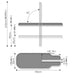 Everyway4all CA190 TILTIMA - 1-piece Tilt Table with Hand Control