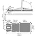 Everyway4all CA100 "SORRENTO" 7 Section Massage & Therapeutic Table 4-Side Elevating Bars