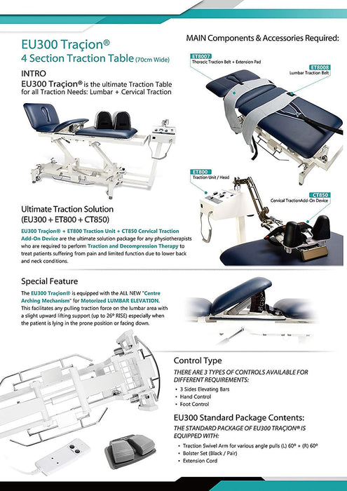 EU300 Ultimate Traction Package (Table & Traction Systems)