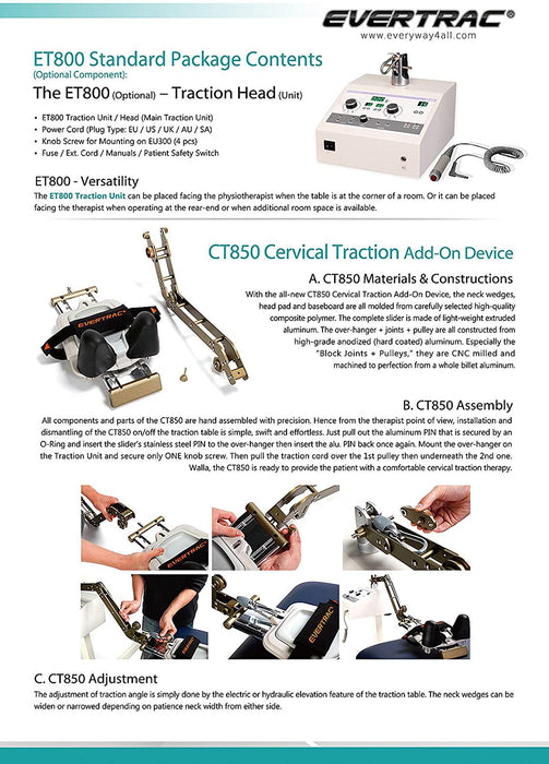 EU300 Ultimate Traction Package (Table & Traction Systems)