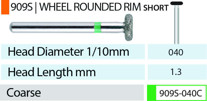 MARK3 Blue Streak Wheel Diamond Burs