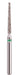 MARK3 Blue Streak Round End Taper Diamond Burs