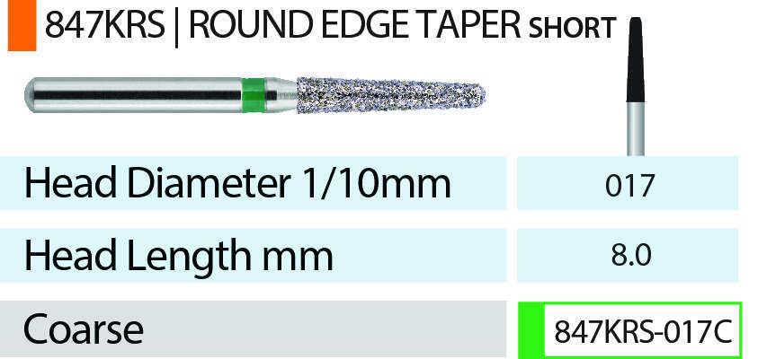MARK3 Blue Streak Round Edge Taper