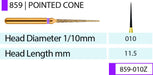 MARK3 Blue Streak Zirconia Diamond Burs Assorted