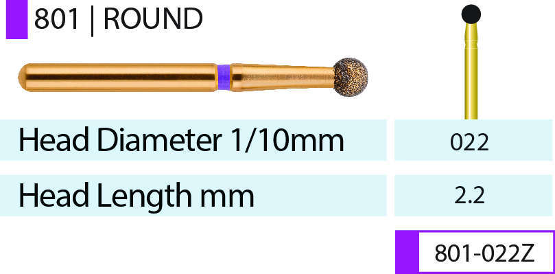 MARK3 Blue Streak Zirconia Diamond Burs Assorted