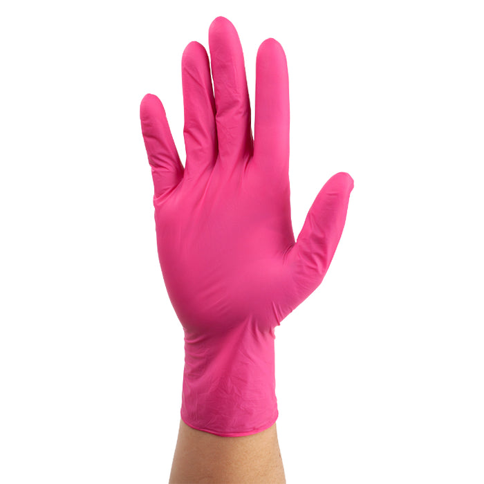 Dynarex AloeSkin Nitrile Exam Gloves with Aloe, Powder-Free