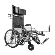 Dynarex Bariatric Reclining Wheelchairs with Elevating Leg Rest