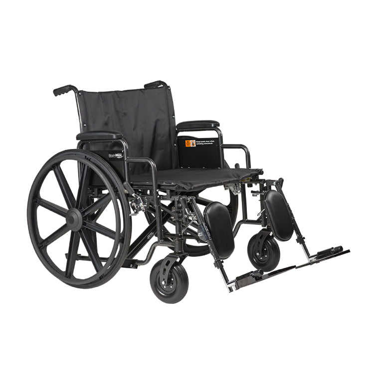 Dynarex Bariatric HD Wheelchairs with Elevating Leg Rest