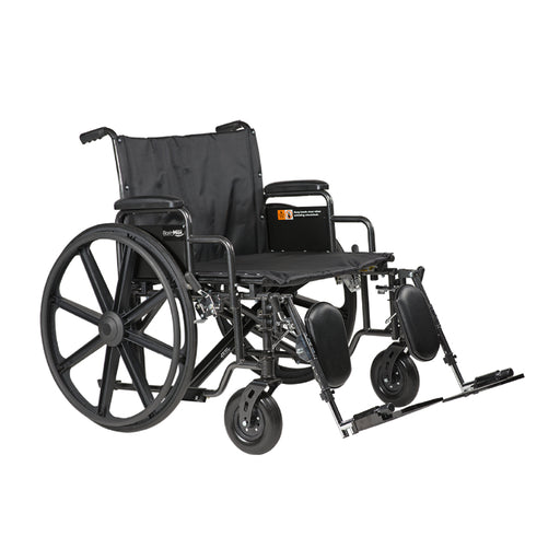 Dynarex Bariatric HD Wheelchairs with Elevating Leg Rest