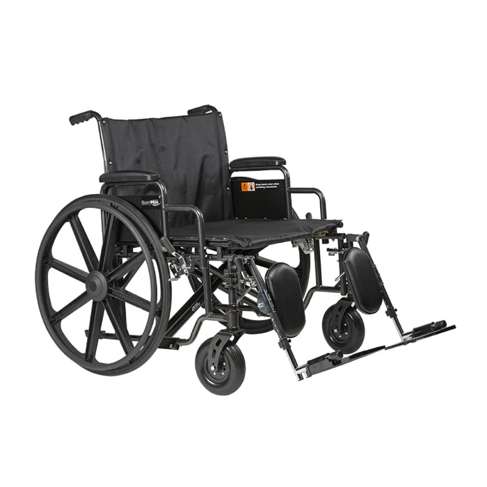 Dynarex Bariatric HD Wheelchairs with Elevating Leg Rest