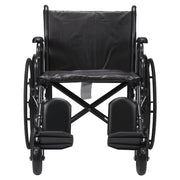 Dynarex Bariatric Wheelchairs with Elevating Leg Rest