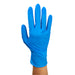 Dynarex Safe-Touch Blue Nitrile Exam Gloves, Powder-Free