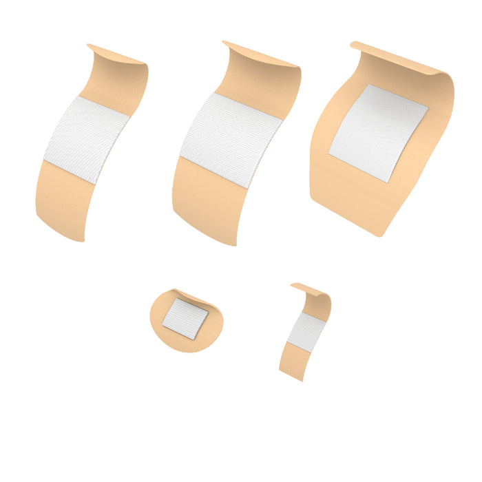 Dynarex Sheer Plastic Adhesive Bandages - Sterile